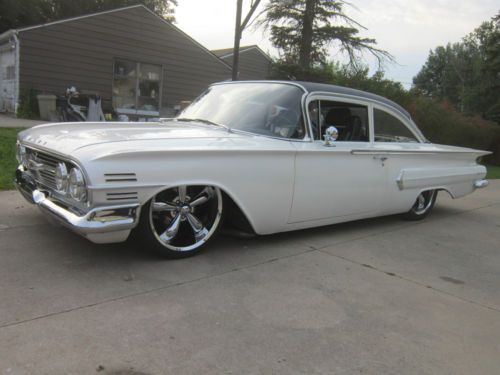 1960 chevy 60 biscayne 2dr sedan custom impala  look air ride