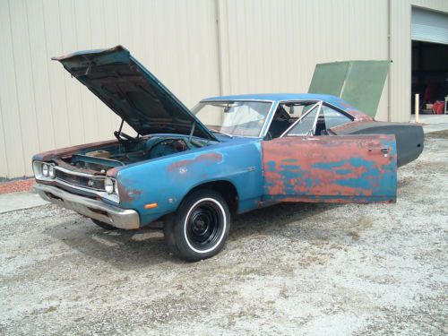 1969 dodge super bee-383-4-speed-project-no reserve-numbers matching