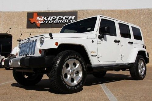 2013 jeep wrangler unlimited sahara 4x4 3.6 v6 navigation warranty hardtop