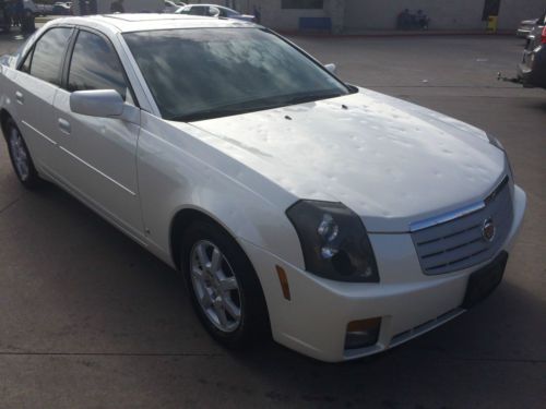 2006 pearl white cadillac cts base sedan 4-door 3.6l