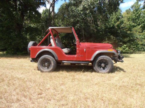 1981 Jeep CJ-5, very good condition, ps, tilt, 4 speed, full soft top, image 3