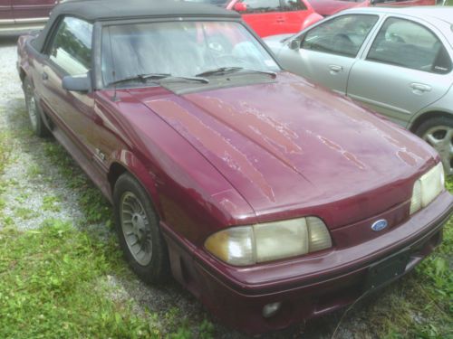 1987 ford mustang gt convertible 2-door 5.0l