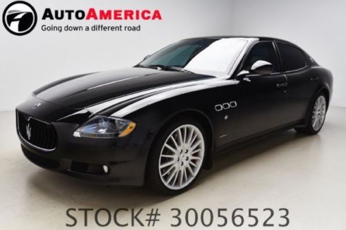 2011 maserati quattroporte s 14k mile nav sunroof park assist 1 owner cln carfax