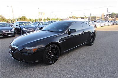 2006 bmw 650i black/black loaded low miles we finance best deal nav heads up