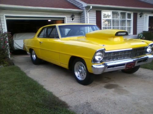 1967 chevrolet chevy ii nova hardtop 2-door  454 motor