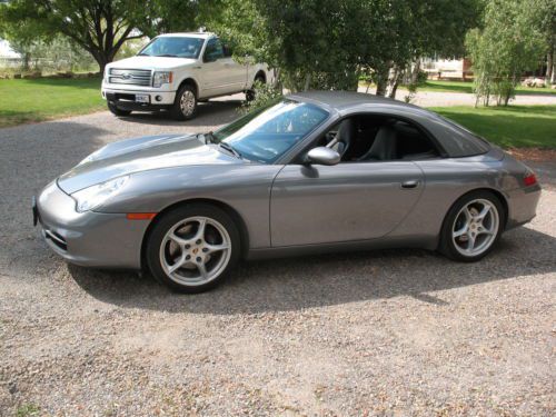 2003 porsche carrera roadster with factory removable hardtop