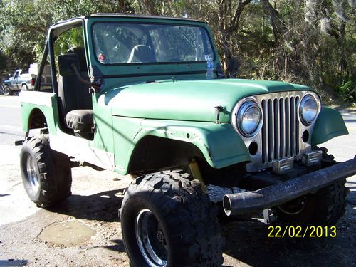 Cj jeep on 35 swampers