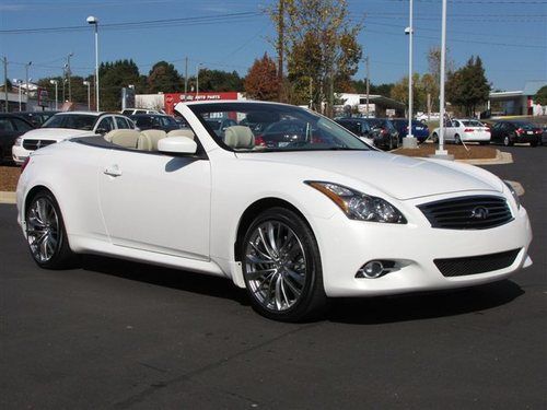 2011 infiniti g37 convertible 2-door 3.7l w/premium, nav, &amp; performance packages