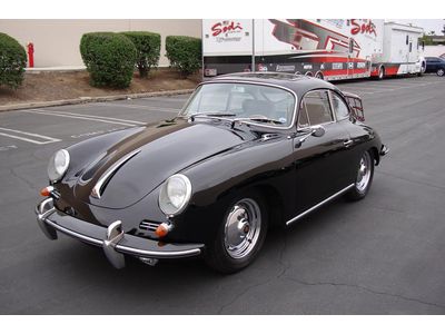 1963 porsche 356 b super 90 sunroof coupe california car numbers matching