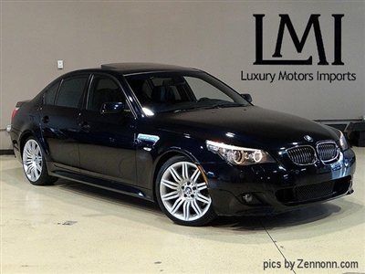 550i 5 series low miles 4 dr sedan gasoline 4.8l v8 fi dohc 32v carbon black met
