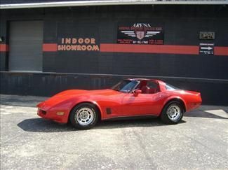 1980 red corvette!