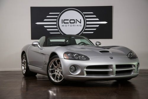 2003 dodge viper srt-10 convertible/roadster!!clean carfax!!local california car