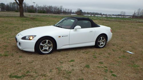 2002 honda s2000 white/red pristine condition 100k miles stock original