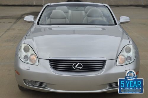 2002 sc 430 convertible nav htd sts low miles clean