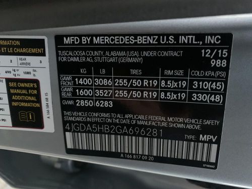 2016 Mercedes-Benz GLE GLE 350, US $17,900.00, image 30