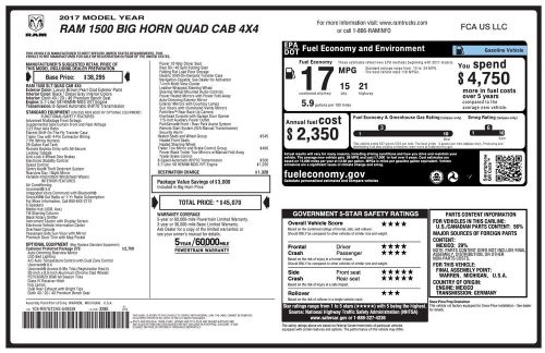 2017 Dodge Ram 1500, US $22,500.00, image 18