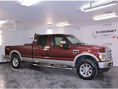 King ranch super duty leather nerf bars tool box mp3 backup camera alloy wheels