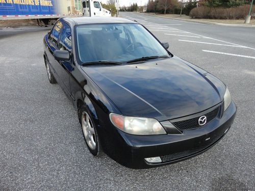 2001 mazda protege 2.0 es 4-door sedan salvage repairable 907a low reserve