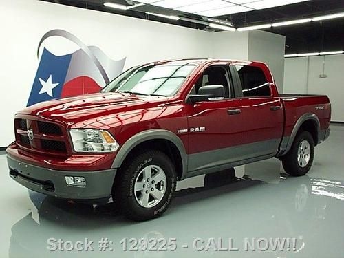 2010 dodge ram trx4 off-road crew hemi 4x4 6-pass 12k! texas direct auto