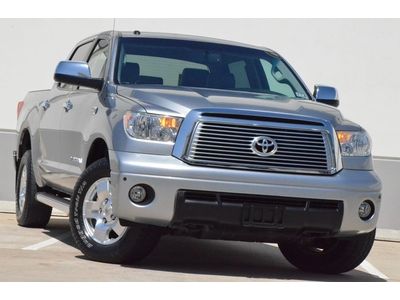 2010 tundra crewmax limited 4x4 leather bk up cam htd seats low miles $599 ship