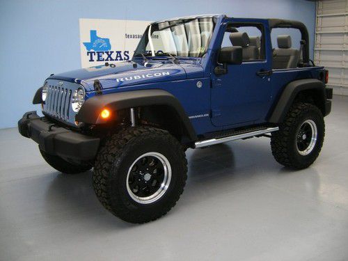 We finance!!!  2010 jeep wrangler rubicon 4x4 6-speed hard top lift kit 29k mile