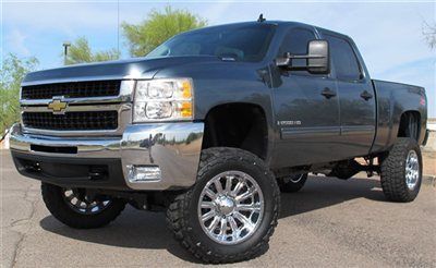 No reserve 09 chevrolet silverado 2500 lifted duramax diesel crew 4x4 short bed