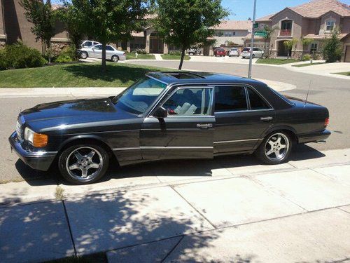 Willie mays mercedes 560 sel dark gray preservation car completely original **