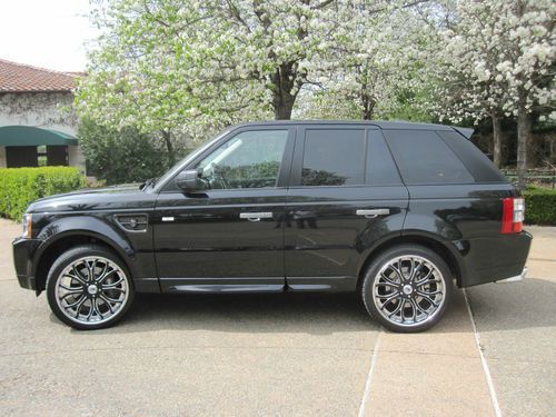 2009 range rover sport limited * supercharged * 22" asanti wheels * strut pkg