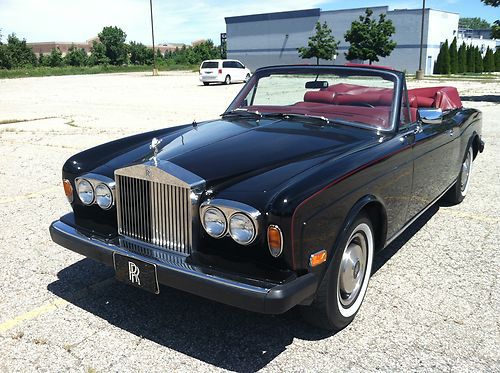 1983 rolls-royce corniche convertible, very rare, beautiful