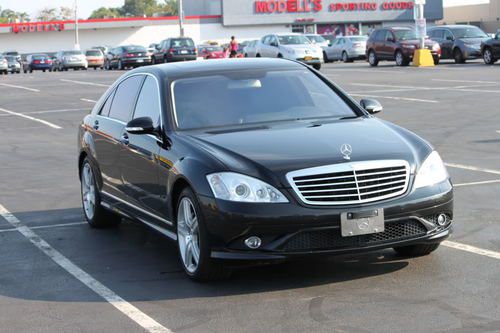 2007 mercedes-benz s550 amg package, black on black showroom condition