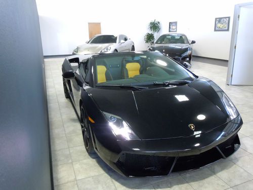 2011 lamborghini gallardo spyder lp560-4 certified preowned with only 563 miles