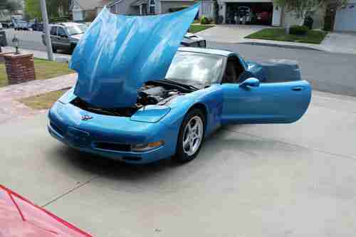 2000 Cheverolet Corvette Coupe Nassau Blue - Real Beauty, image 2