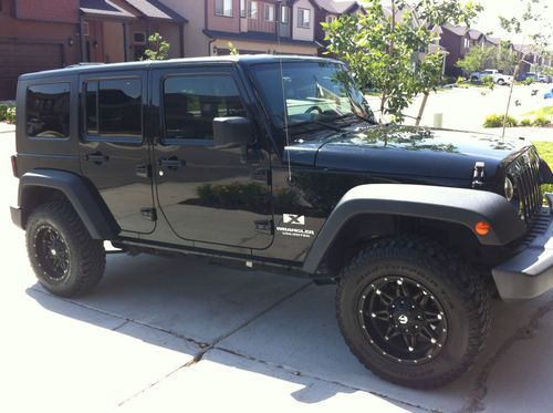 2007 jeep wrangler unlimited x sport utility 4-door 3.8l