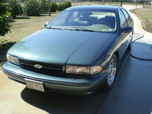 1996 chevrolet impala ss low mileage - one owner  perfect hot rod power tour car