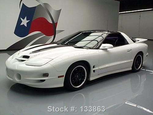 2001 pontiac firebird trans am ws-6 6-speed t-tops 52k texas direct auto