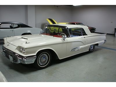 1959 ford thunderbird convertible 352 v8 with good option package , nice driver