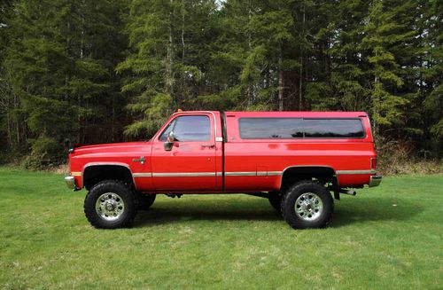 1986  1 ton chevy silverado pickup   -   reg. cab,  8 ft. bed,  4x4