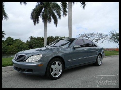 04 s430 amg wheels! navigation, burl walnut trim, xenon headlights, leather whl!