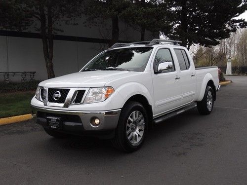 2012 nissan frontier sl/crew cab/4wd/ leather/ 3431 miles automatic 4-door truck