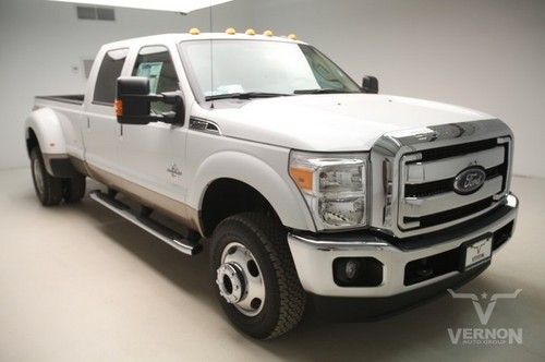 2013 drw lariat crew 4x4 fx4 navigation sunroof leather heated v8 diesel