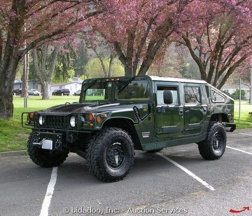 2001 am general h1 hummer 6.5l turbo diesel allison 1000 warn winch edge program
