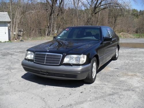 1995 mercedes-benz s500 base sedan 4-door 5.0l - low miles, leather, beautiful