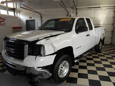 2009 k2500hd ext sle z71 4x4 no reserve salvage rebuildable