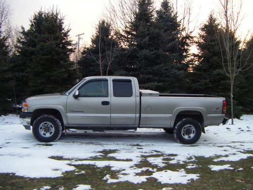 2002 gmc sierra 2500 hd slt extended cab pickup 4-door 6.6l