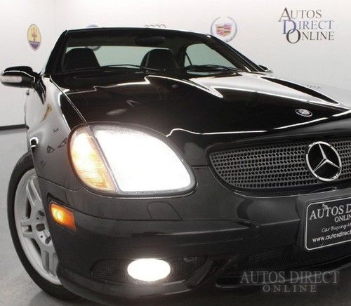 We finance 2004 mercedes-benz slk32 amg sc roadster convhrdtop 6cd lthrhtsts 28k