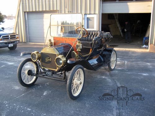 1911 ford model t mother-in-law roadster - matching #s!  original features!