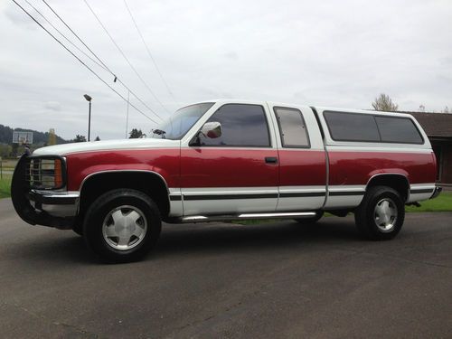 1991 gmc sierra 2500 4x4 light duty 3/4 ton 5.7 efi **low miles**