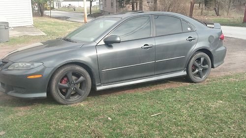 2005 mazda 6 s sport sedan clean 30 mpg leather sunroof auto commuter