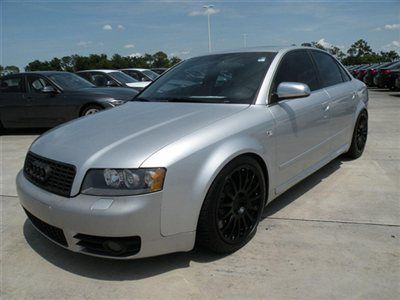 2005 audi s4 quattro silver.. manual transmission.. heated seats low $$$ *fl