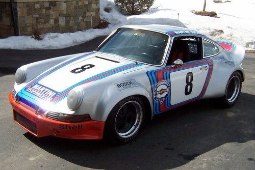 1971 porsche 911 vintage road racing car,martini racing tribute,restored